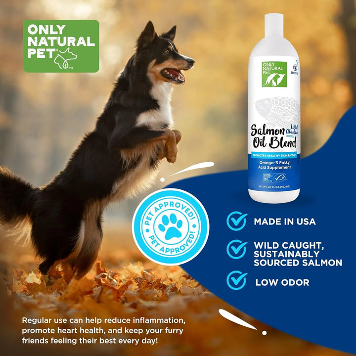 Aceite De Salmón De Alaska Líquido Omega 3 Y 6 Para Perros Y - Imagen 6