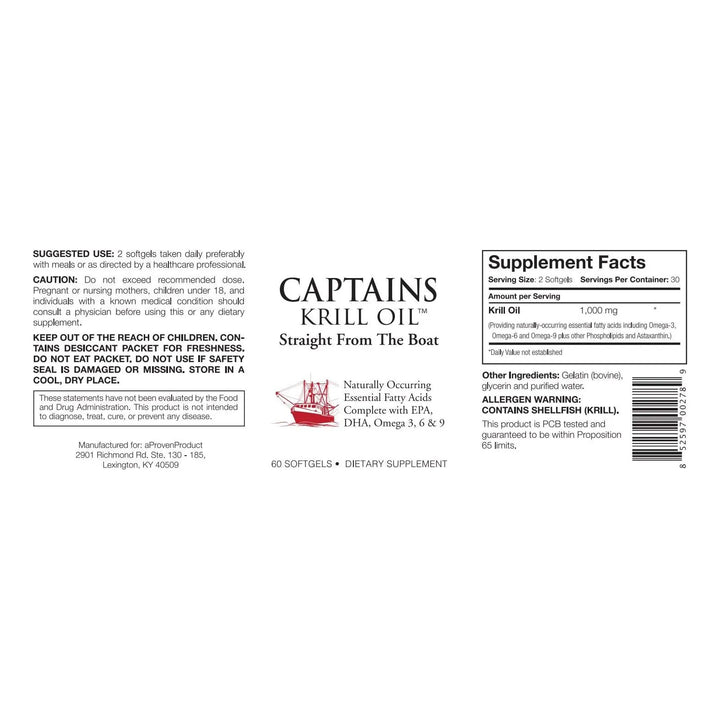 Cápsulas Blandas Aceite De Krill Antártico Omega 3 Epa Dha A - Imagen 3