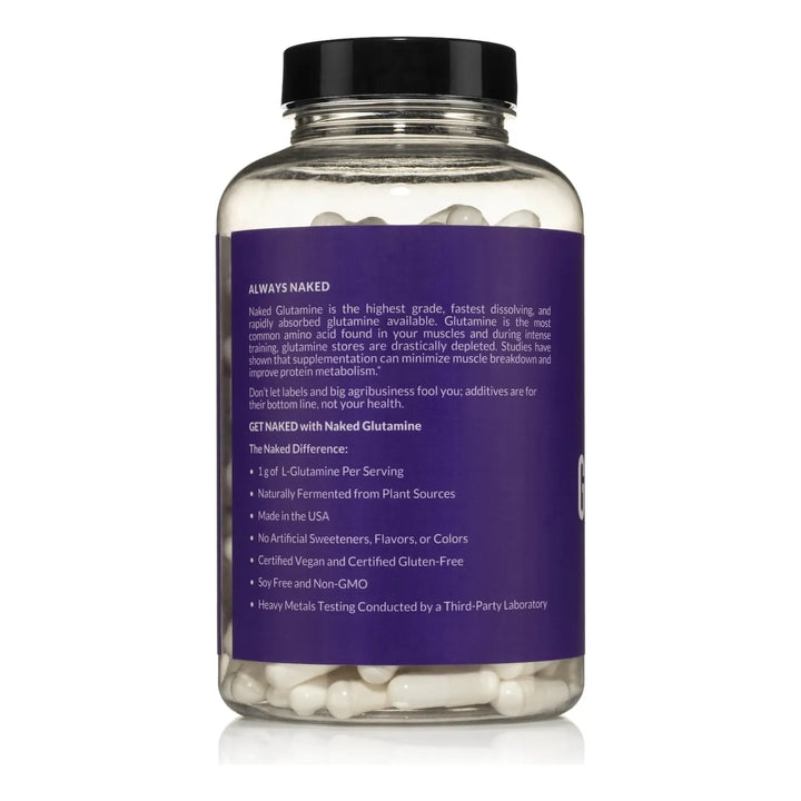 Cápsulas L-glutamina 1000 Mg 240 Unidades Recuperación Muscu - Imagen 3