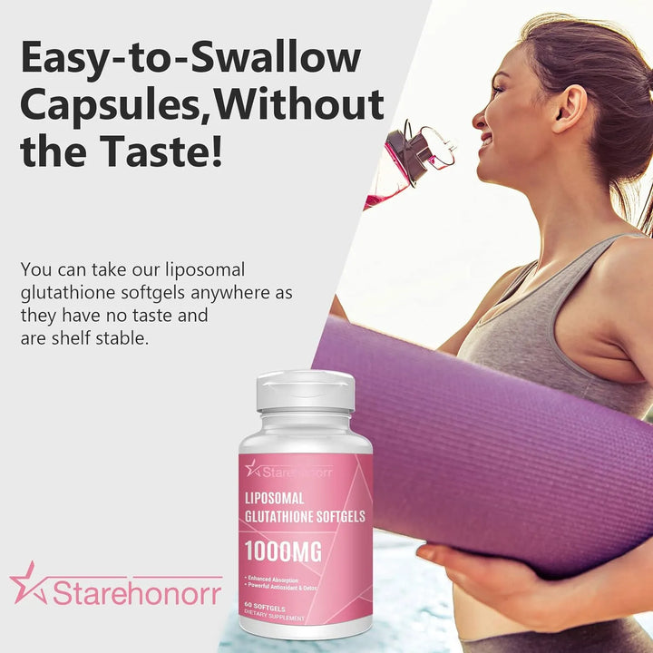 Cápsulas De Glutatión Liposomal 1500 Mg Con Vitamina C Antio - Imagen 4