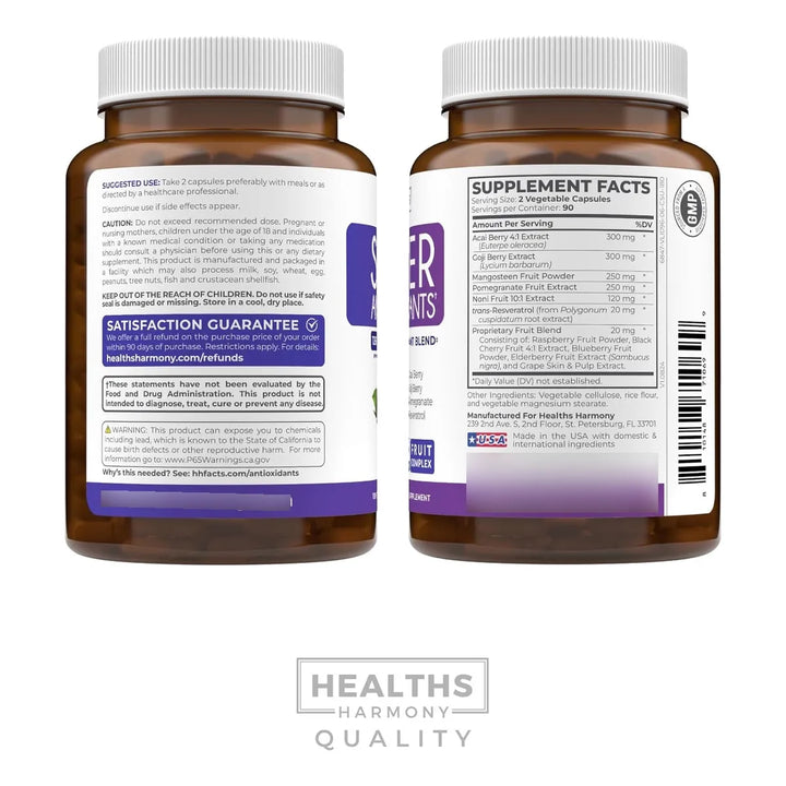 Mezcla Antioxidante Superalimentos Bayas Acai Goji Granada R - Imagen 8