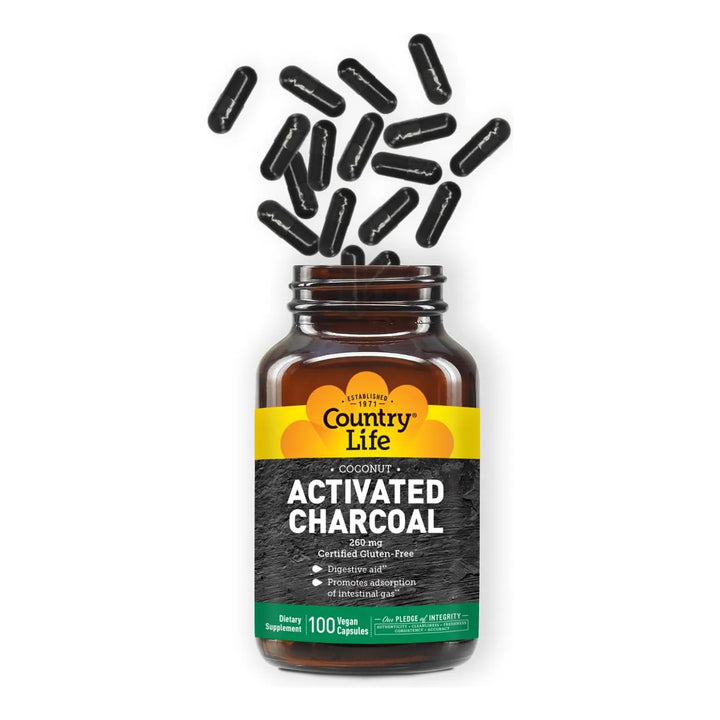 Carbón Activado De Coco 260 Mg 100 Cápsulas Veganas - Imagen 7