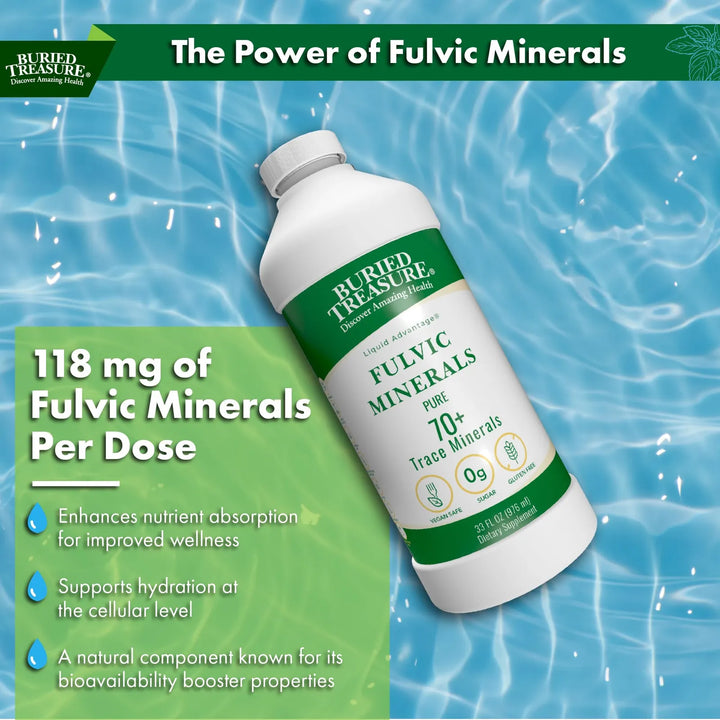 Minerales Fulvicos Líquidos 70 Minerales Traza Puros 975 Ml - Imagen 4