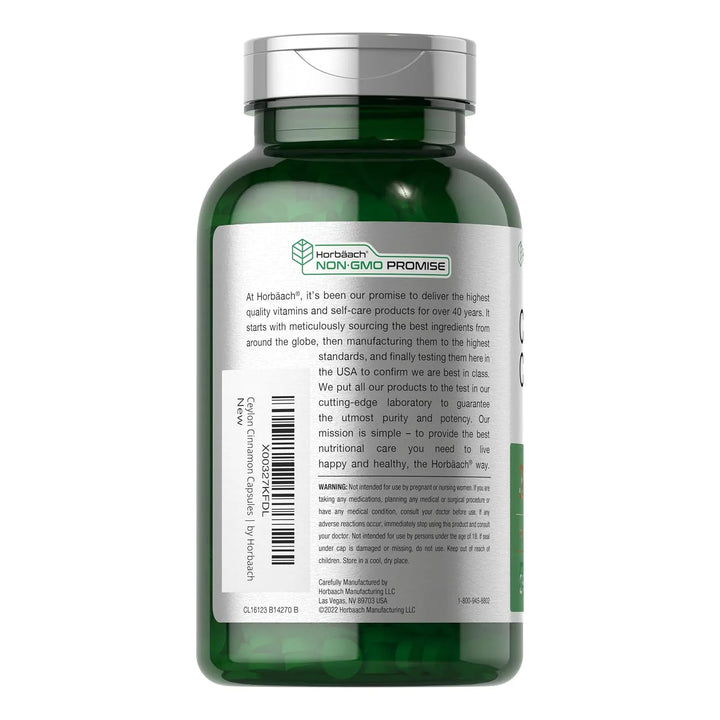 Canela De Ceilán 4000 Mg Soporte Premium Completo 250 Cap - Imagen 3