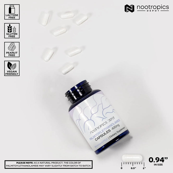 Cápsulas De Palmitoiletanolamida De Guisante 400 Mg 30 Unida - Imagen 3