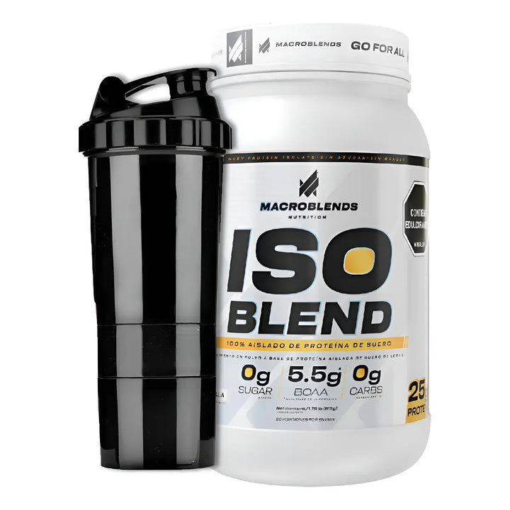 Proteina Macroblends Iso Blend Sabor Vainilla Polvo Sin Gluten 907 Gra ...