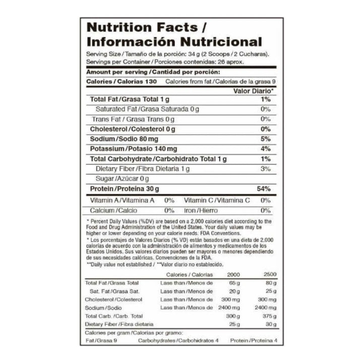 Proteina Isolate Gourmet 2lb  - Imagen 3