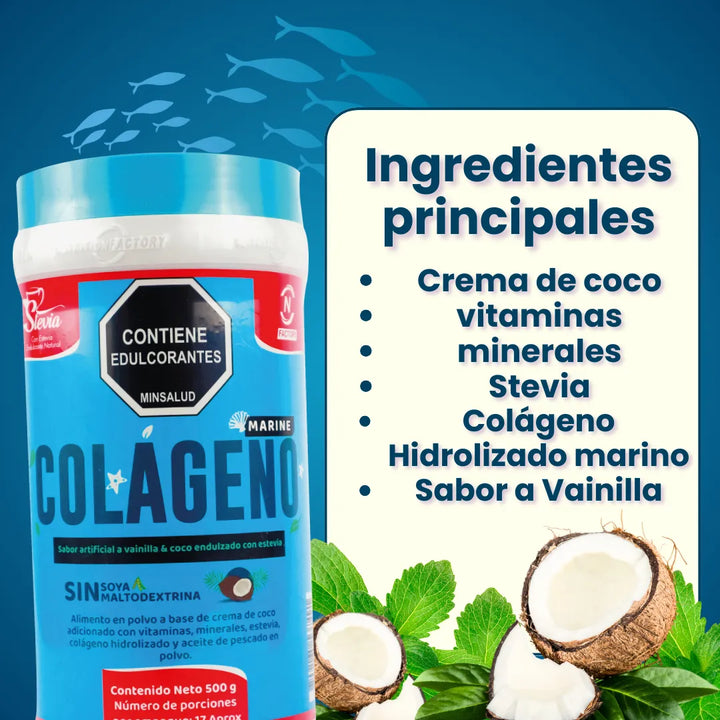 Kit X3 Colágeno Marino Nutrition Factory + Endulzante Monksweet 30ml - Imagen 7