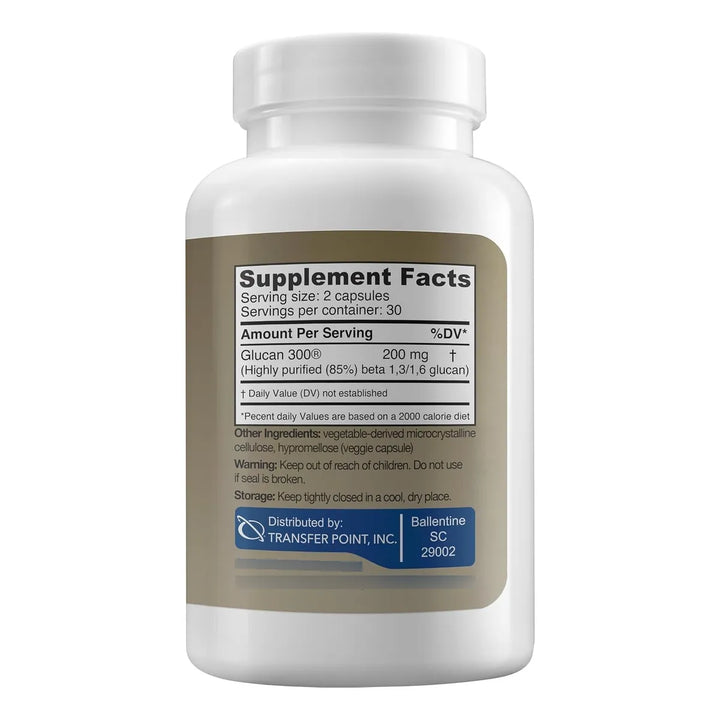 Apoyo Inmunológico Beta Glucano 100 Mg Alta Pureza 60 Cápsul - Imagen 2