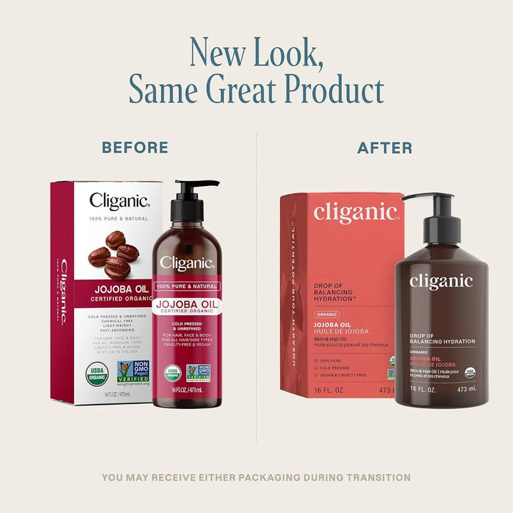 Aceite De Jojoba Organico 100% Puro Premium Cliganic 480 Ml - Imagen 2