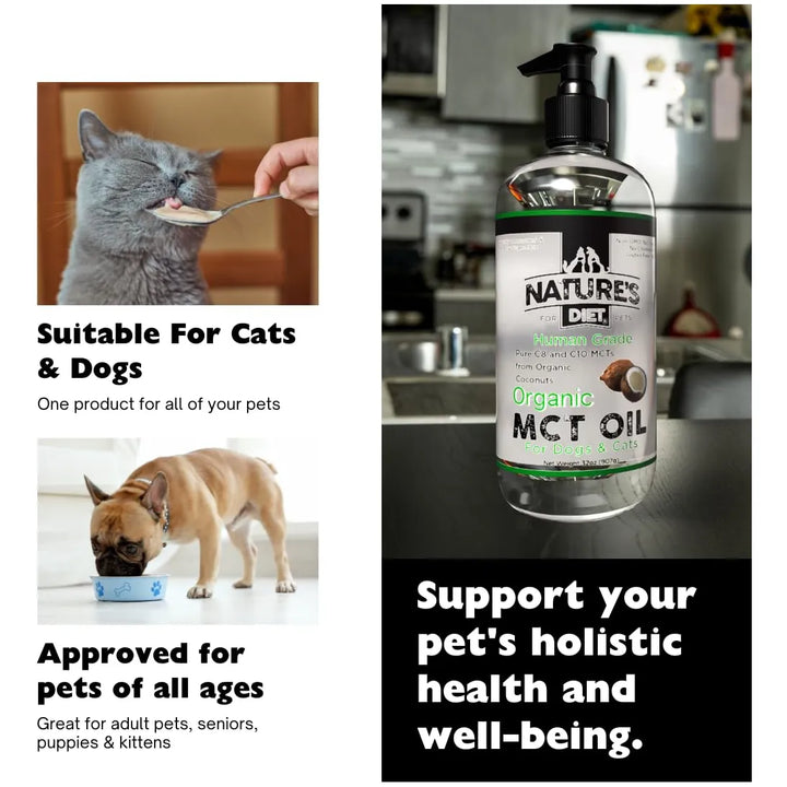 Aceite Mct Orgánico Grado Humano Para Perros Y Gatos 946 Ml - Imagen 6