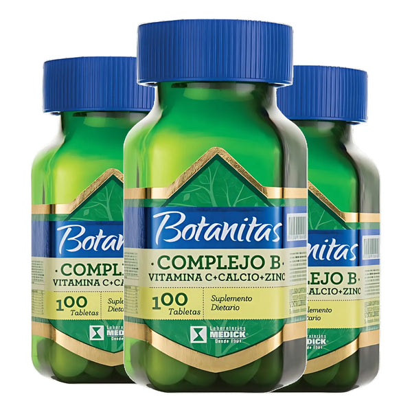 Complejo Vitaminas B1 B2 B6 B12 - Imagen 1