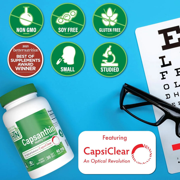 Cápsulas Capsanthin 40mg Para Visión Saludable Protección Lu - Imagen 3