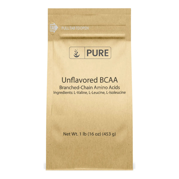 BCAA Instantáneo Sin Sabor En Polvo 454g Aminoácidos Esenciales Puros