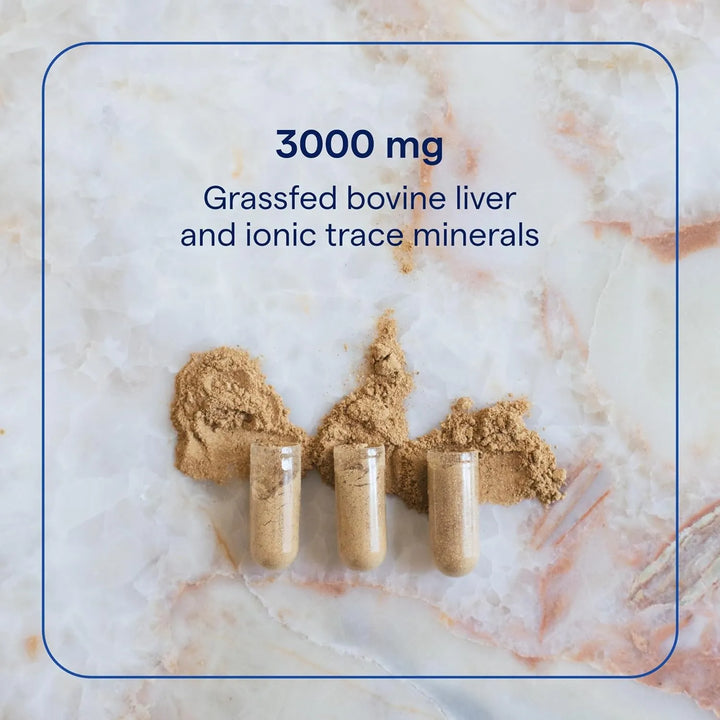 Cápsulas De Hígado Bovino 3000 Mg Criadas En Pasto 30 Porcio - Imagen 6
