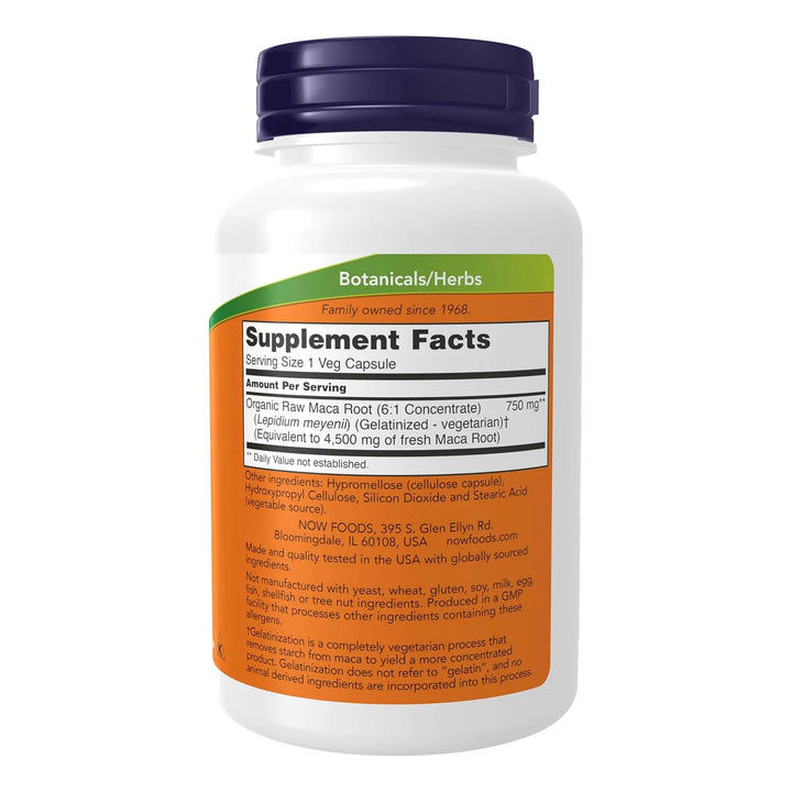 Cápsulas De Maca Energizante 60 Unidades 500 Mg Cada Una - Imagen 2