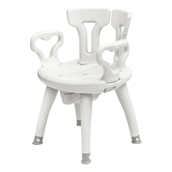 Cabecera De Cama Silla De Ducha Con Asiento Elevado Respaldo Resistente 330 Libras