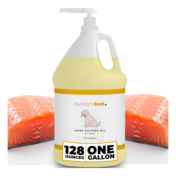 Aceite De Salmón 3.78 Litros Para Perros Botella Con Bomba 1 - Imagen 1