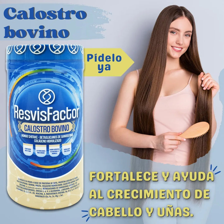 Calostro Bovino Resvisfactor 700g En Polvo Gluten Free Delicioso - Imagen 5