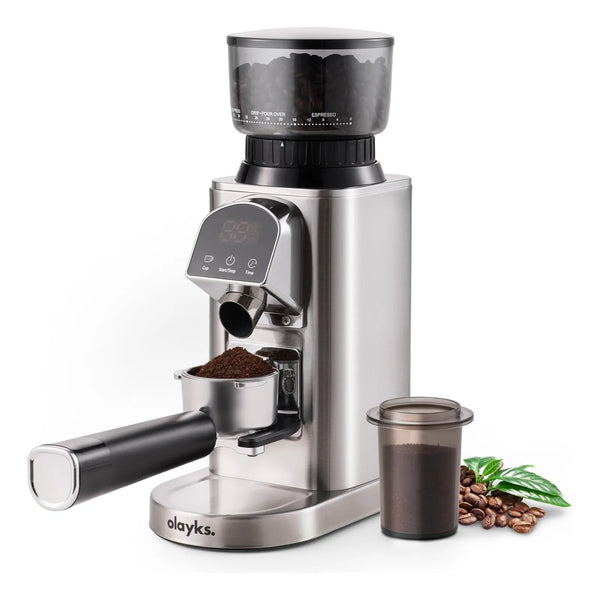 Molinillo De Café Eléctrico Cónico Con Temporizador Digital Y 48 Ajustes