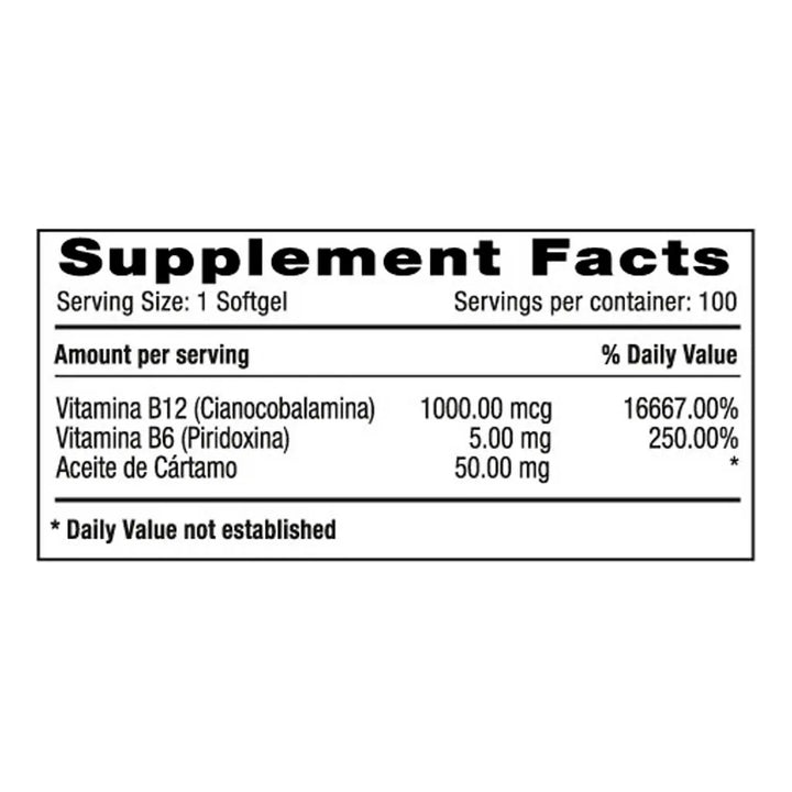 Vitamina B12 + Vitamin B6  - Imagen 2