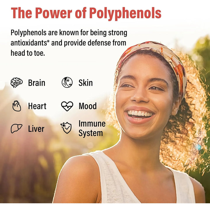 Cápsulas De Polifenoles 67500 Mg Potentes Antioxidantes Defe - Imagen 6