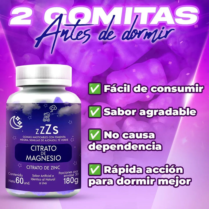 Gomas Para Dormir Sueño Profund Uva - Imagen 7