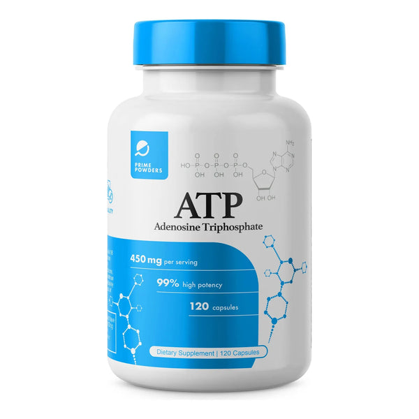 Cápsulas De ATP Disódico 400 Mg 120 Unidades Aumenta Energía Y Resistencia