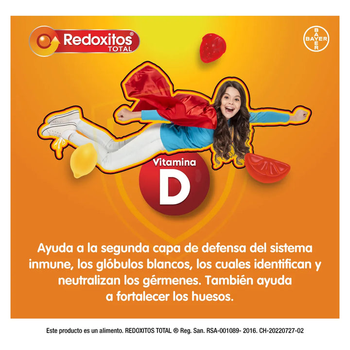 Redoxitos Total Gums 25 Co Naranja - Fresa - Limón - Imagen 4