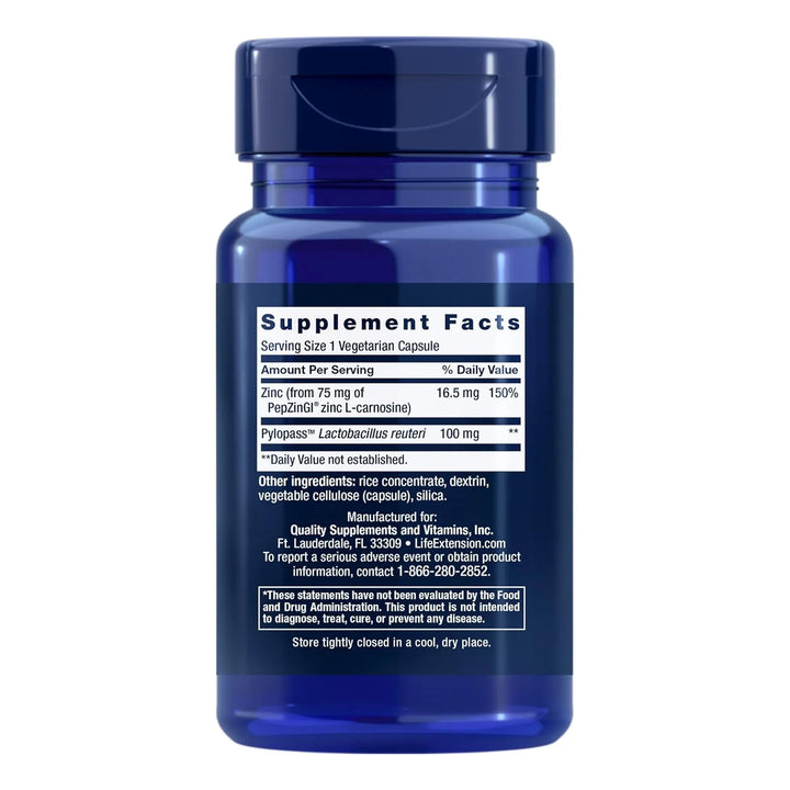 Apoyo Digestivo Con Zinc L-carnosina Y Piropasas 60 Cápsulas - Imagen 2