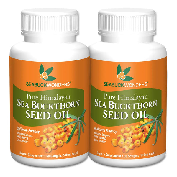 Aceite De Espino Amarillo Organico 60 Capsulas Blandas Puro Y Nutritivo