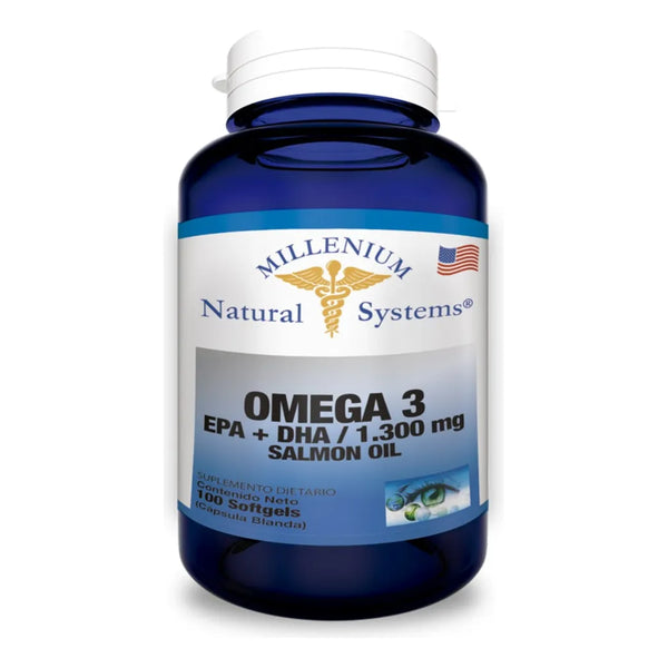 Omega 3 1300 Mg 100sg Natural Systems  - Imagen 1