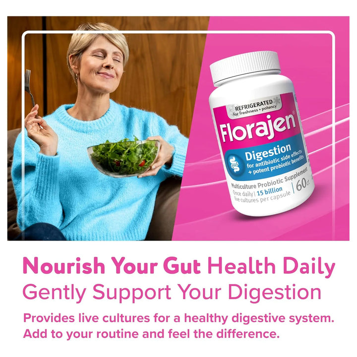 Cápsulas Probióticas Florajen 3 60 Und 450 Mg Sin Gluten - Imagen 6