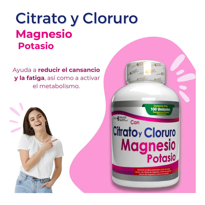 Citrato De Magnesio+ Cloruro De Magnesio + Potasio - Imagen 3