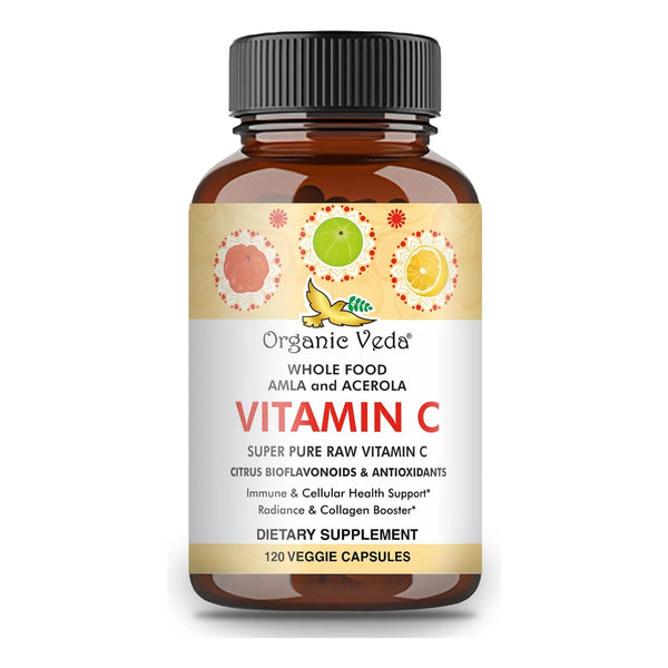 Cápsulas De Vitamina C Orgánica Con Cereza De Acerola Y Baya - Imagen 1