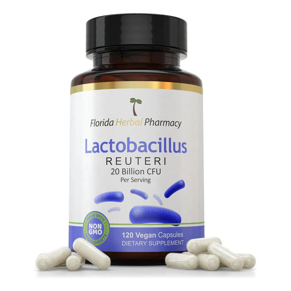 Cápsulas Probióticas Lactobacillus Reuteri 20 Mil Millones U - Imagen 1