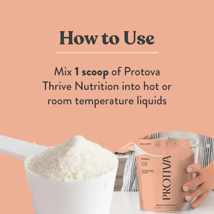 Colágeno En Polvo Sin Sabor Protiva Thrive 450g Péptidos Para Piel Cab ...