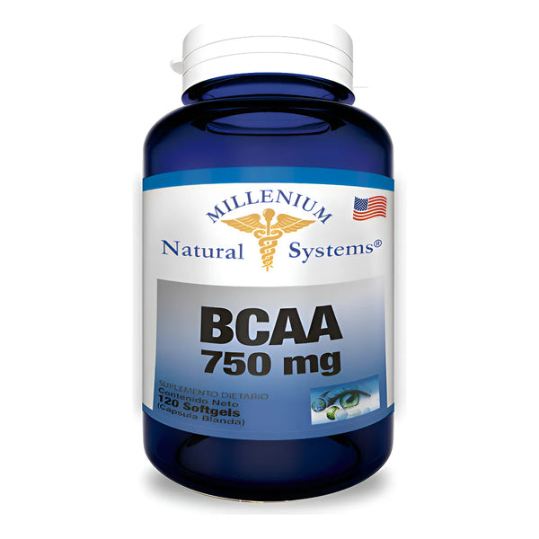 Bcaa Aminoacidos 750mg X 120cap Bcaa - Imagen 1