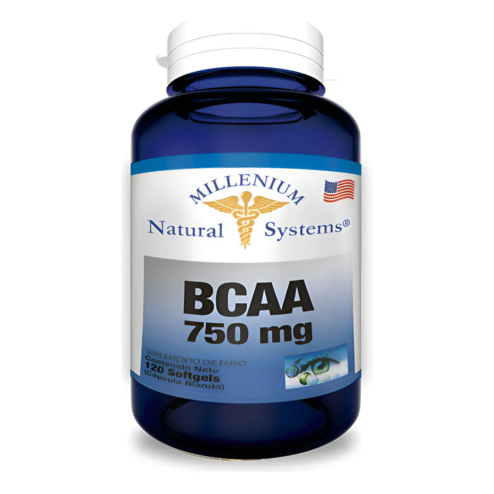 Bcaa Aminoacidos 750mg X 120cap Bcaa - Imagen 1