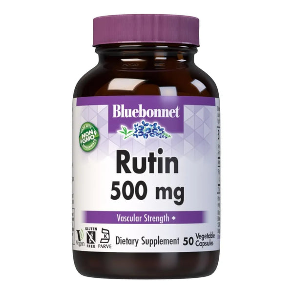 Rutin 500mg Bioflavonoide Antioxidante Apoyo Vascular 50 Cáp - Imagen 1
