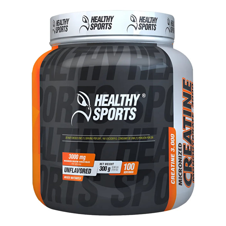 Creatine Healthy Sports Monohydrate 3000mg X 300g Sin Sabor - Imagen 1