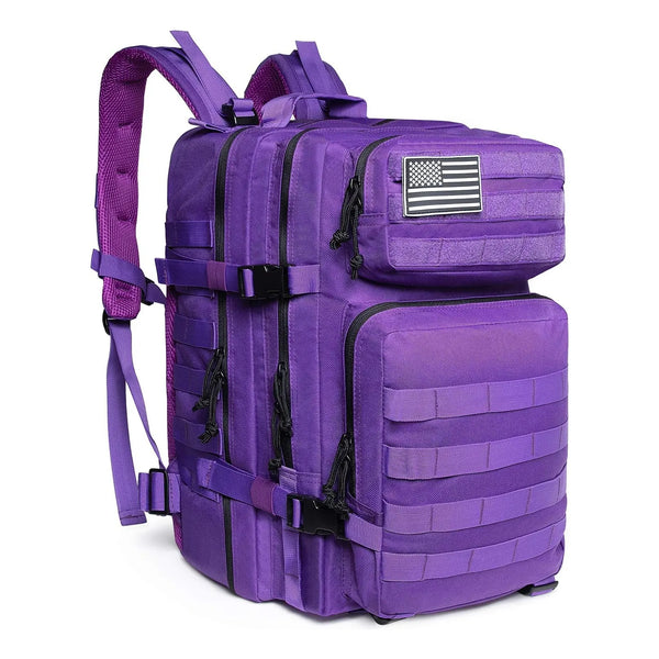 Mochila Táctica Militar QT&QY 45L Resistente Al Agua Con Sistema Molle