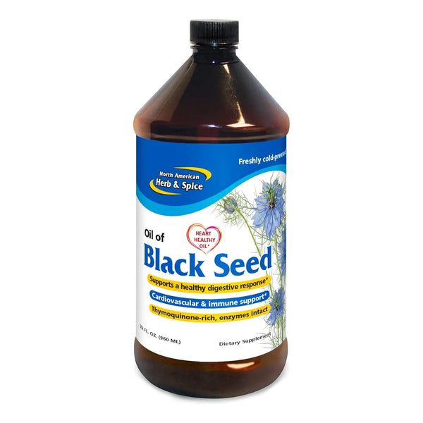 Aceite De Semilla Negra 946ml Apoyo Cardiovascular North American Herb Spice