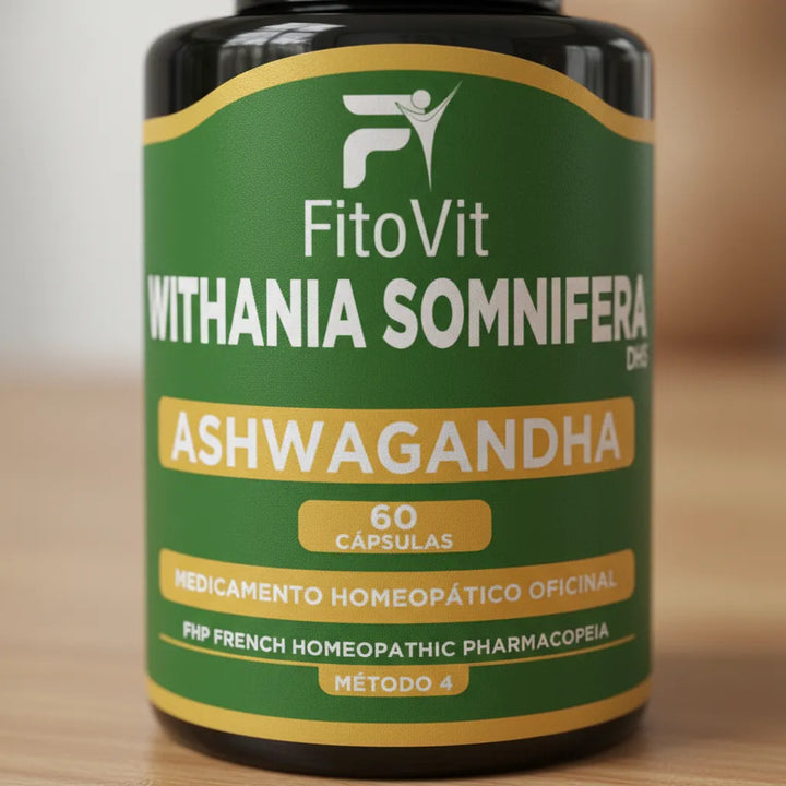 Ashwagandha Organica Y Pura 500mg Por Capsula Fitovit Original - Imagen 3