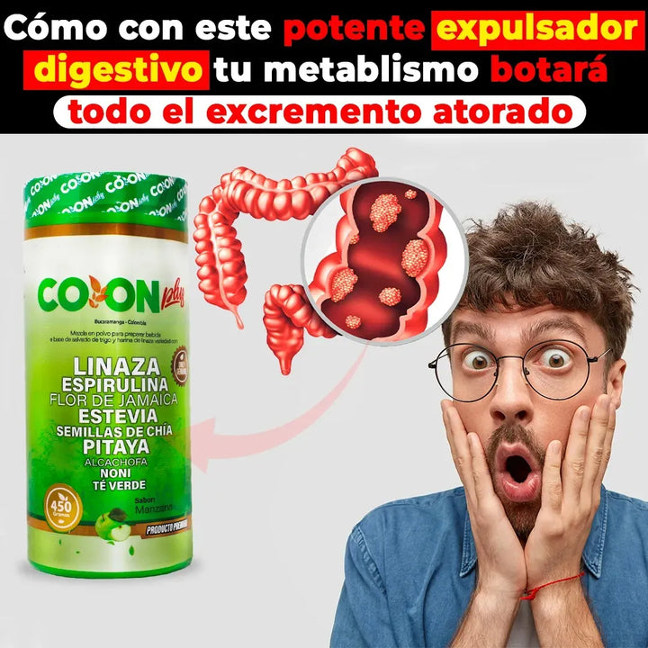 Colon Plus + Anti-hígado Graso Manzana Verde - Imagen 3