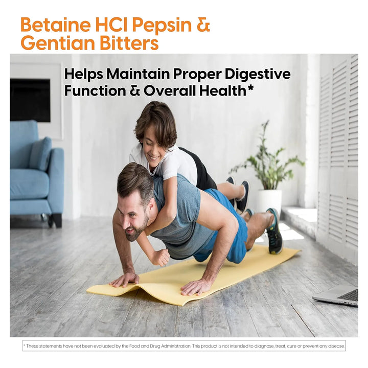 Betaine Hci Pepsin Y Gentian Bitters Doctors Best 360 Cap - Imagen 5