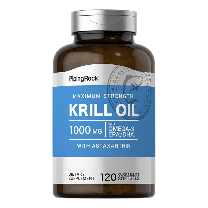 Aceite De Krill Omega 3 1000 Mg 120 Cápsulas Epa Dha Con Ast - Imagen 1