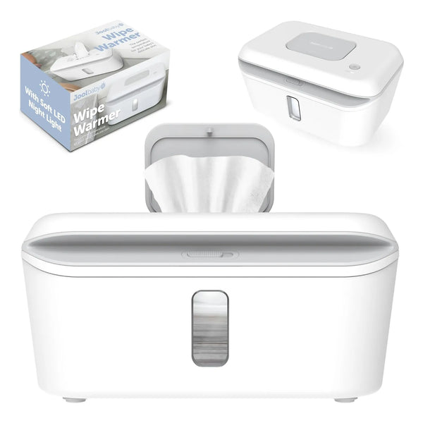 Calentador Y Dispensador De Toallitas Para Bebés Jool Con Luz LED Cambiante