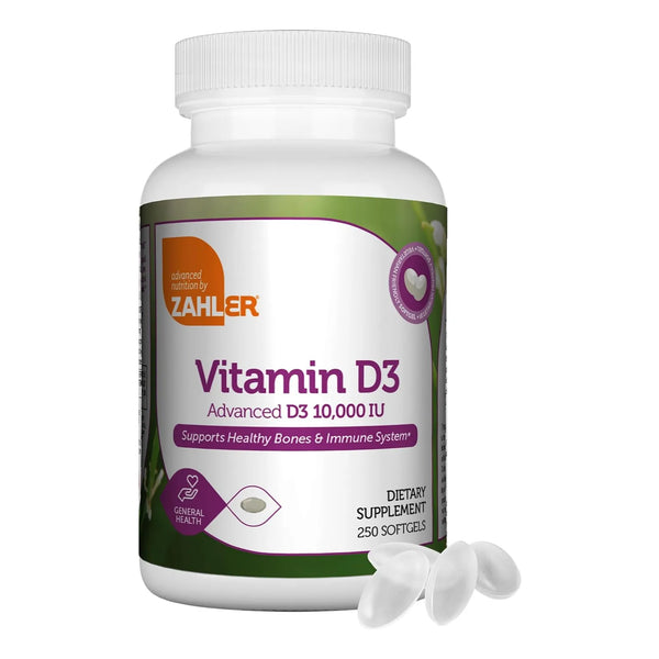 Cápsulas Blandas Vitamina D3 10,000 Ui 250 Unidades Apoyo In - Imagen 1