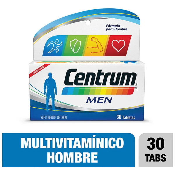 Centrum Men X 30 Tabletas Sin Sabor - Imagen 1